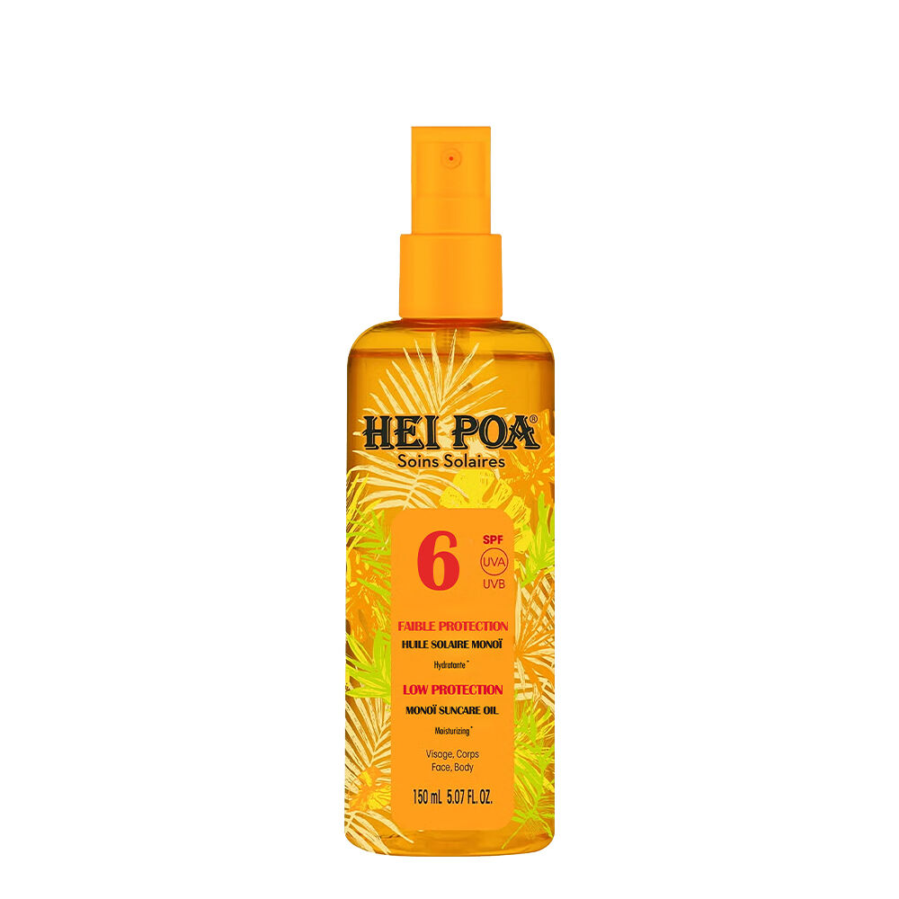 HUILE SOLAIRE MONOI HYDRATANTE SPF6 VISAGE ET CORPS - 150ML