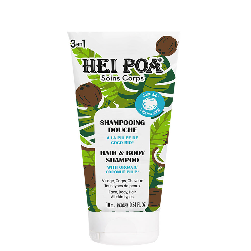 SHAMPOOING DOUCHE 3EN1 A LA PULPE DE COCO BIO VISAGE,CORPS,CHEVEUX - 150ML