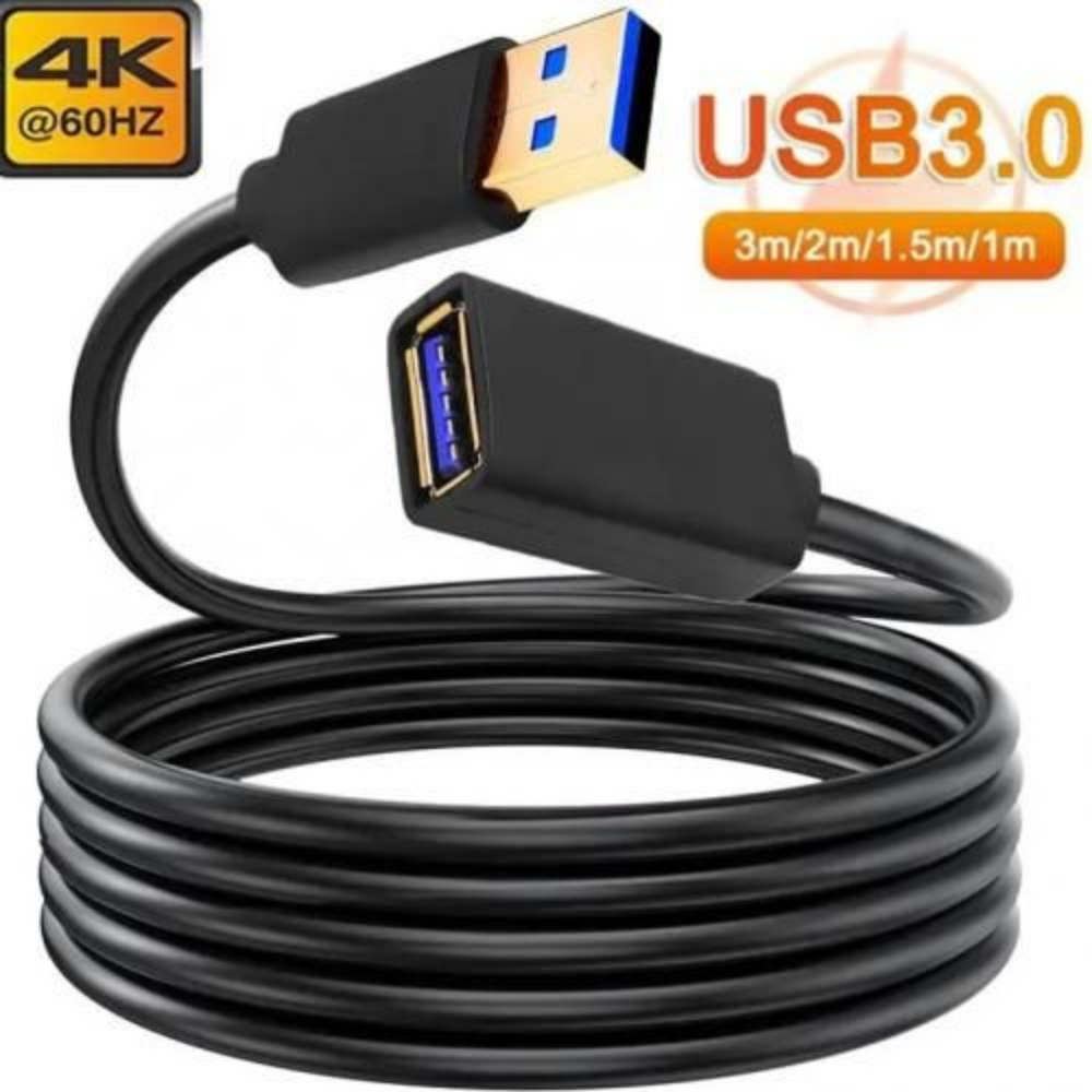 Câble D'extension Usb 3.0 3m, Ligne De Transmission De Données thumbnail 1