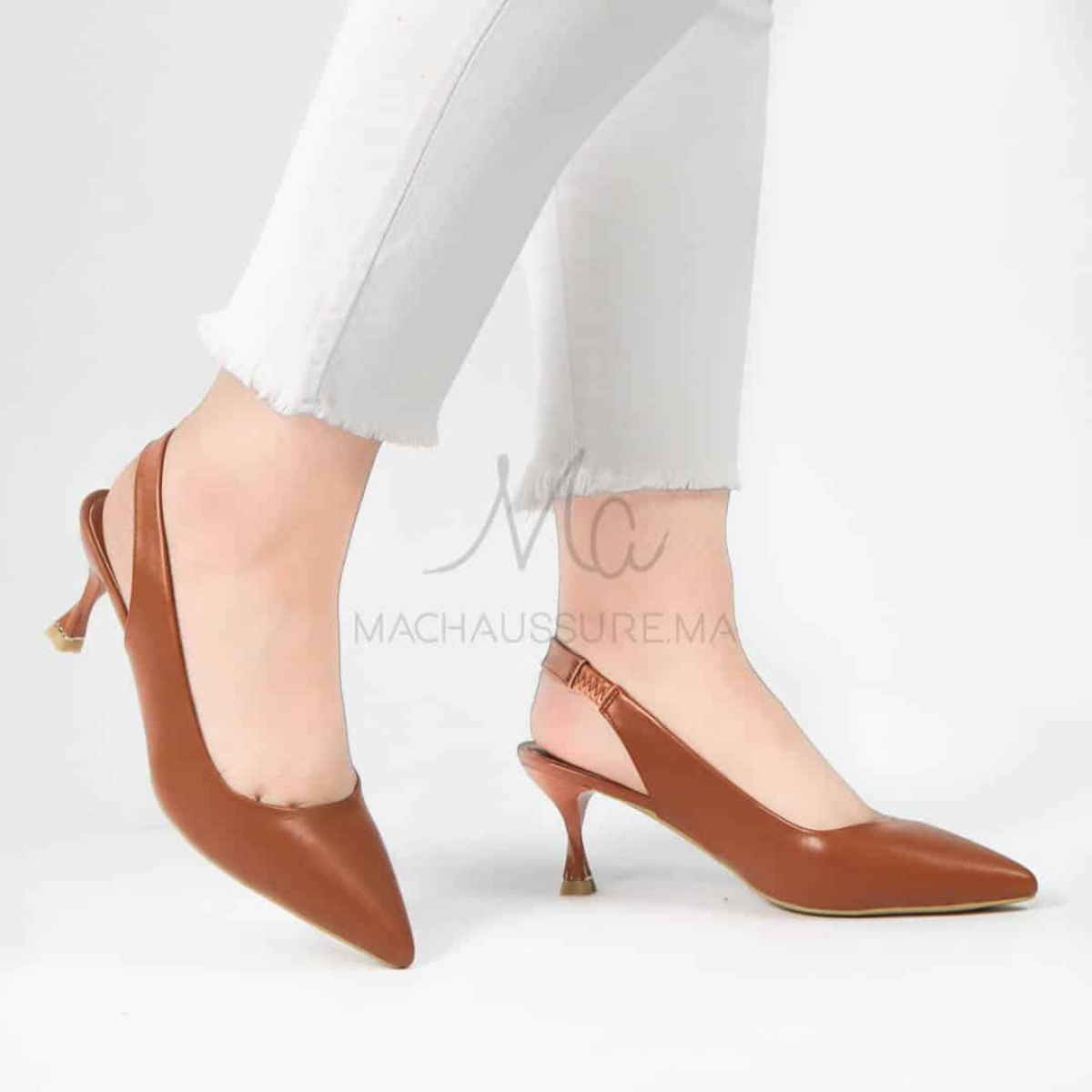 Lucia - Escarpins En Tabac