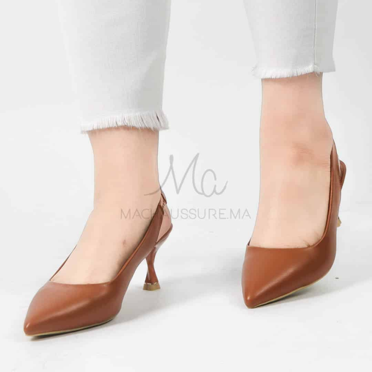 Lucia - Escarpins En Tabac thumbnail 3