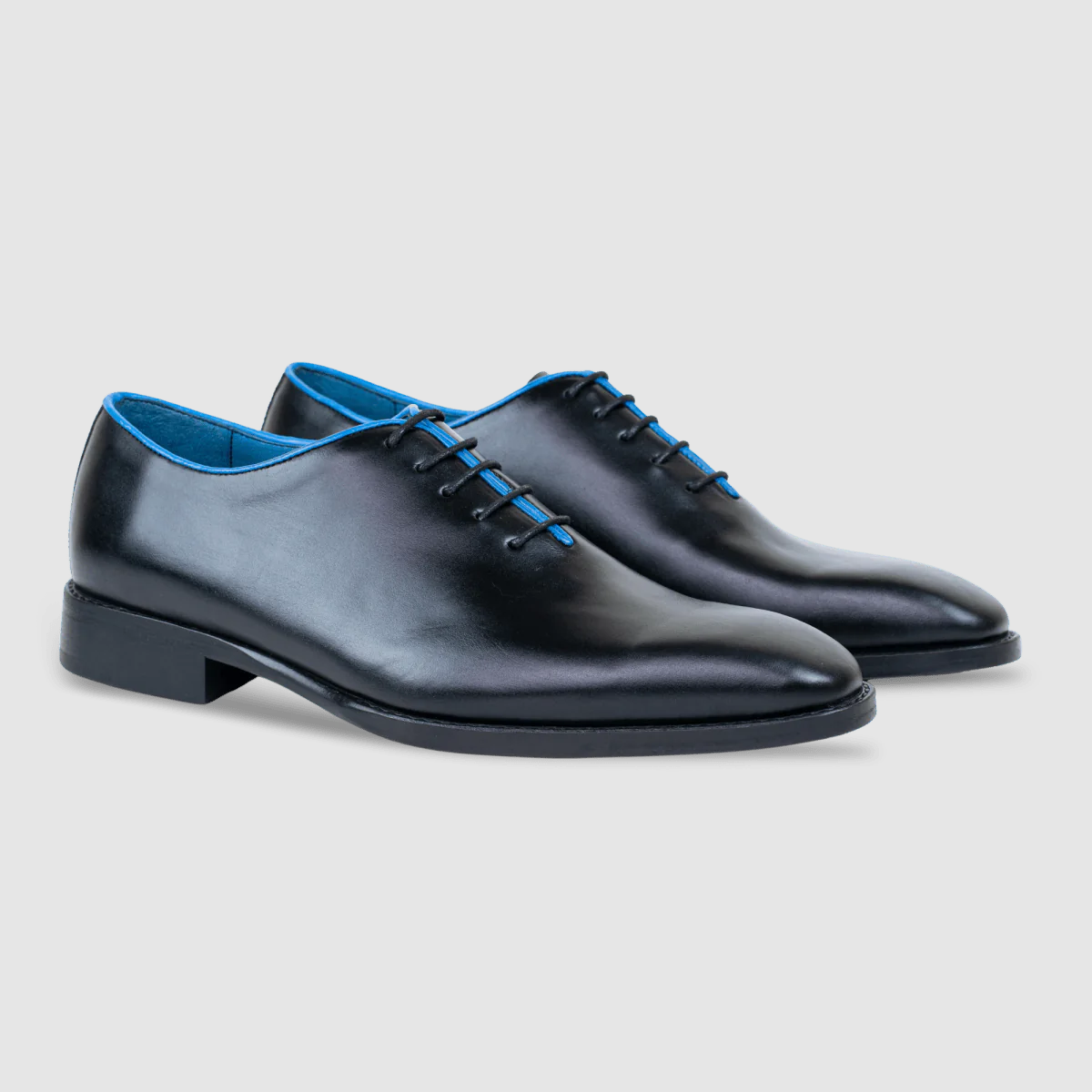 Wesley: Richelieu - Cuir N Wine