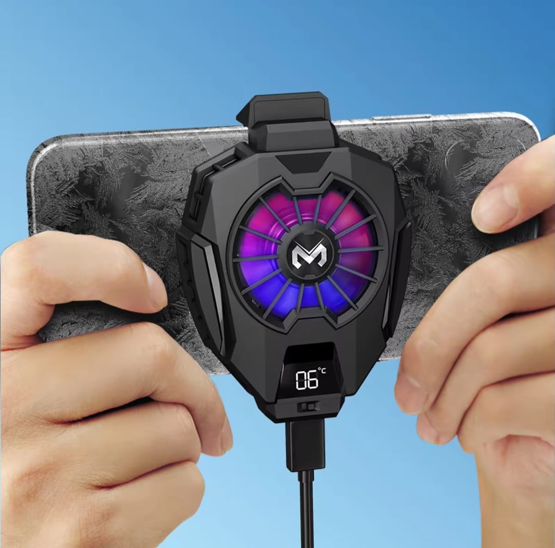 Refroidisseur de téléphone portable avec pince arrière