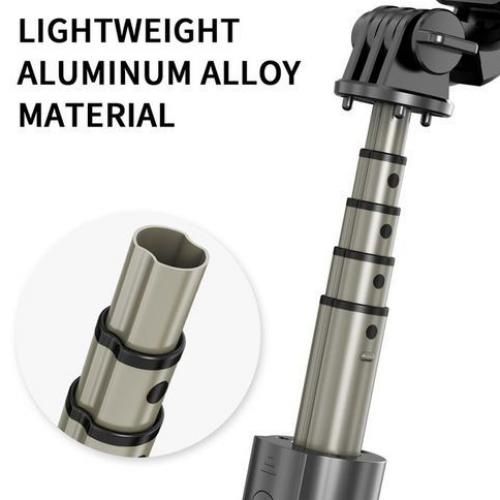 Tripod Selfie Stick Aluminum Alloy Foldable Bluetooth