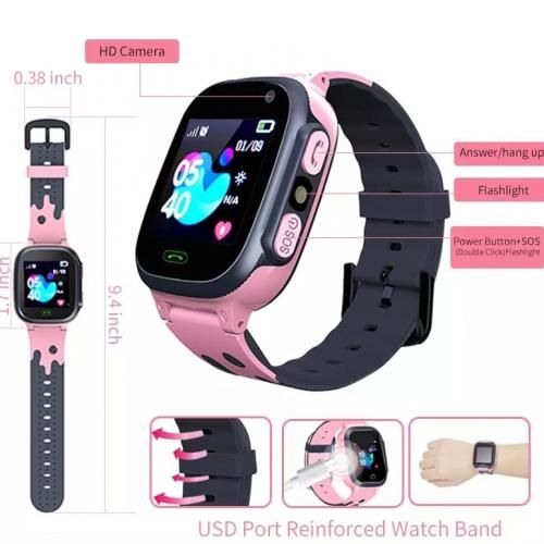 Montre connectée LBS pour enfants, montre Anti-perte,appel SOS,localisateur