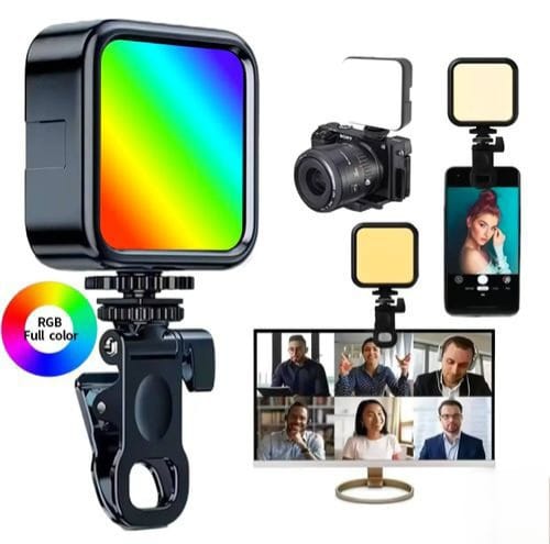 Lampe Vidéo Selfie Light Led Avec Clip Annulaire