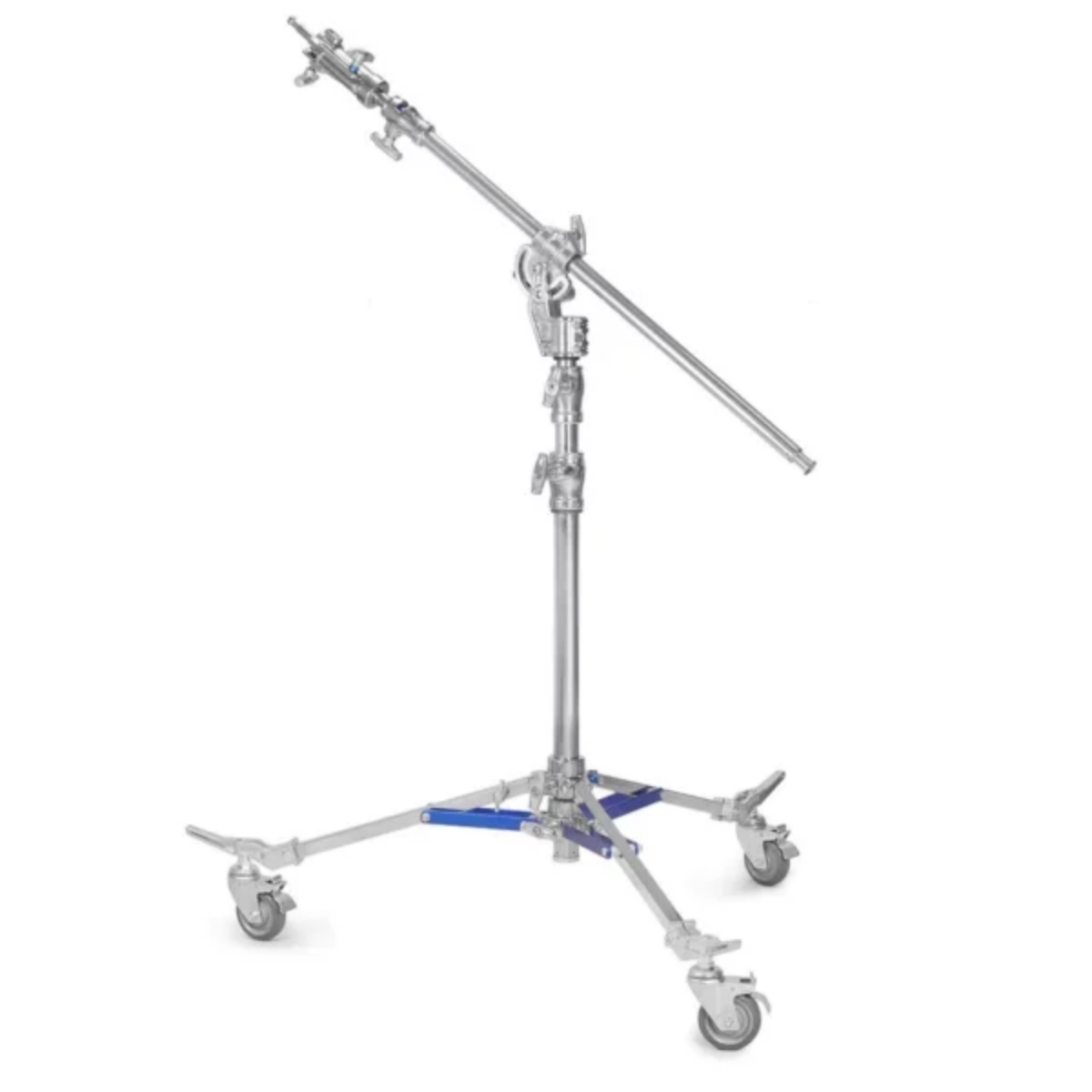 Stainless steel light stand roller with boom arm 4620mm thumbnail 1