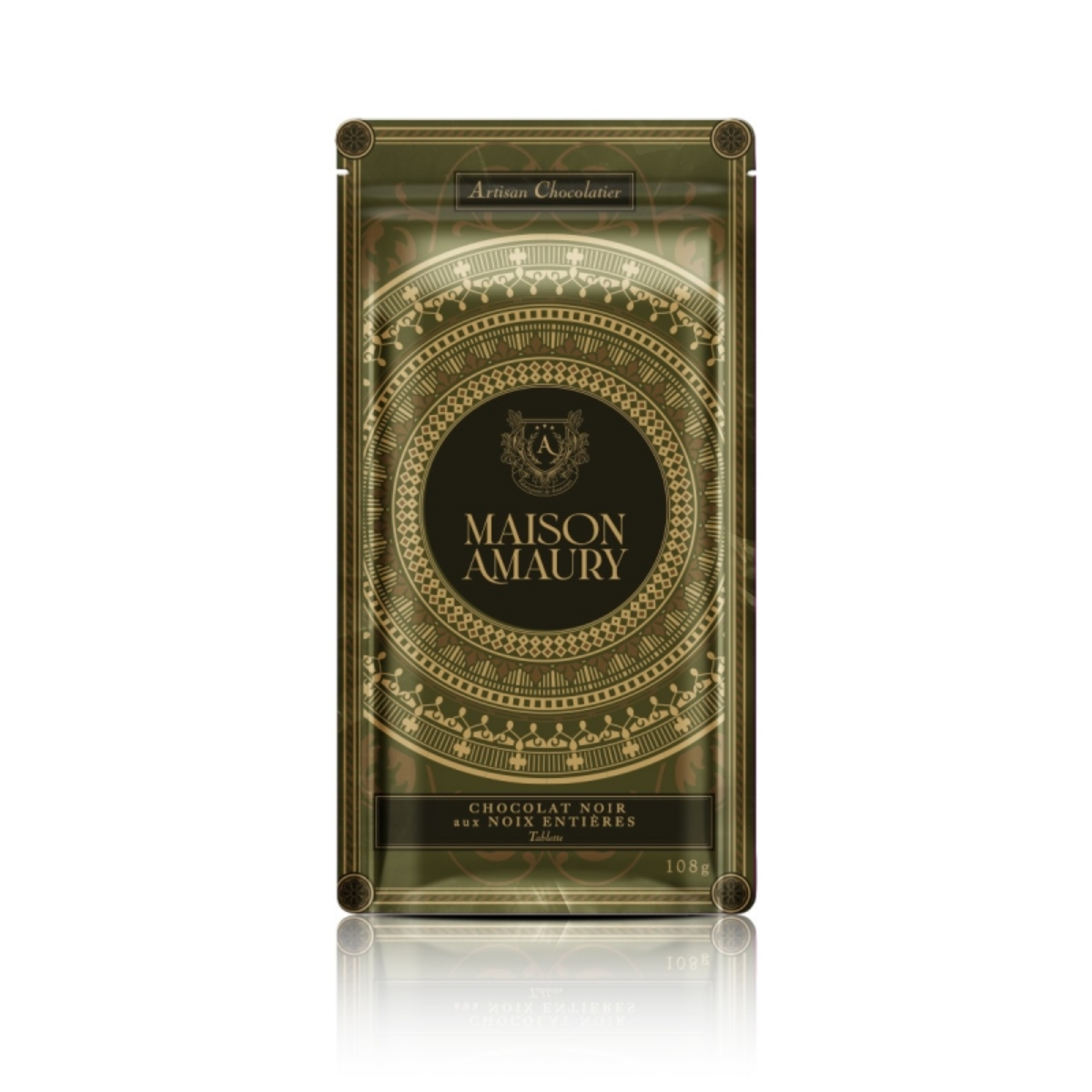 Tablette Chocolat Noir Aux Noix Entières thumbnail 2