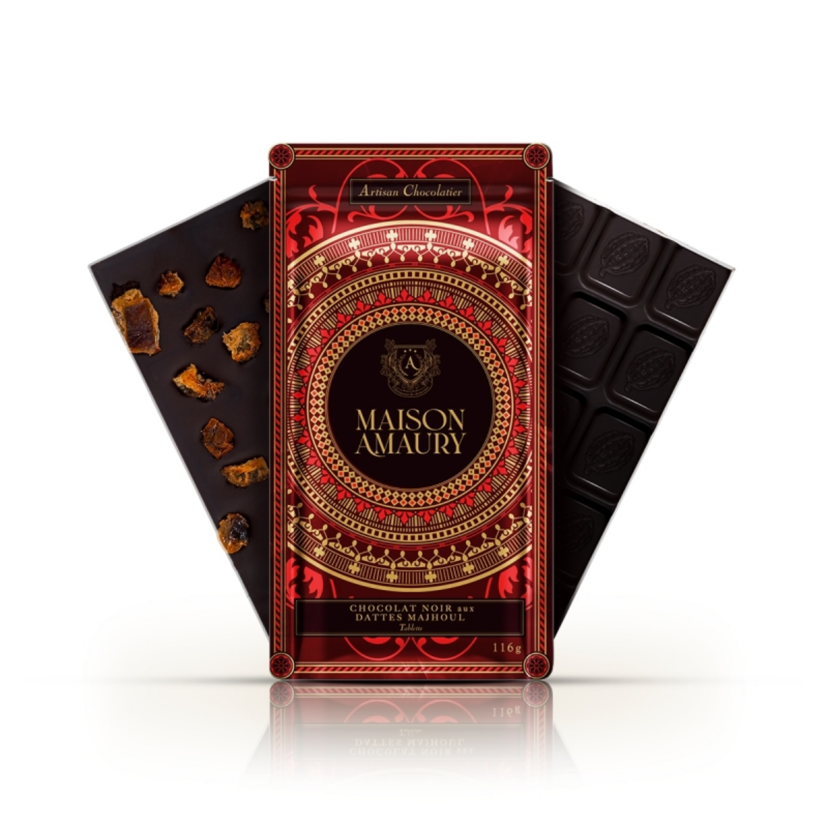 Tablette Chocolat Noir Aux Dattes Majhool