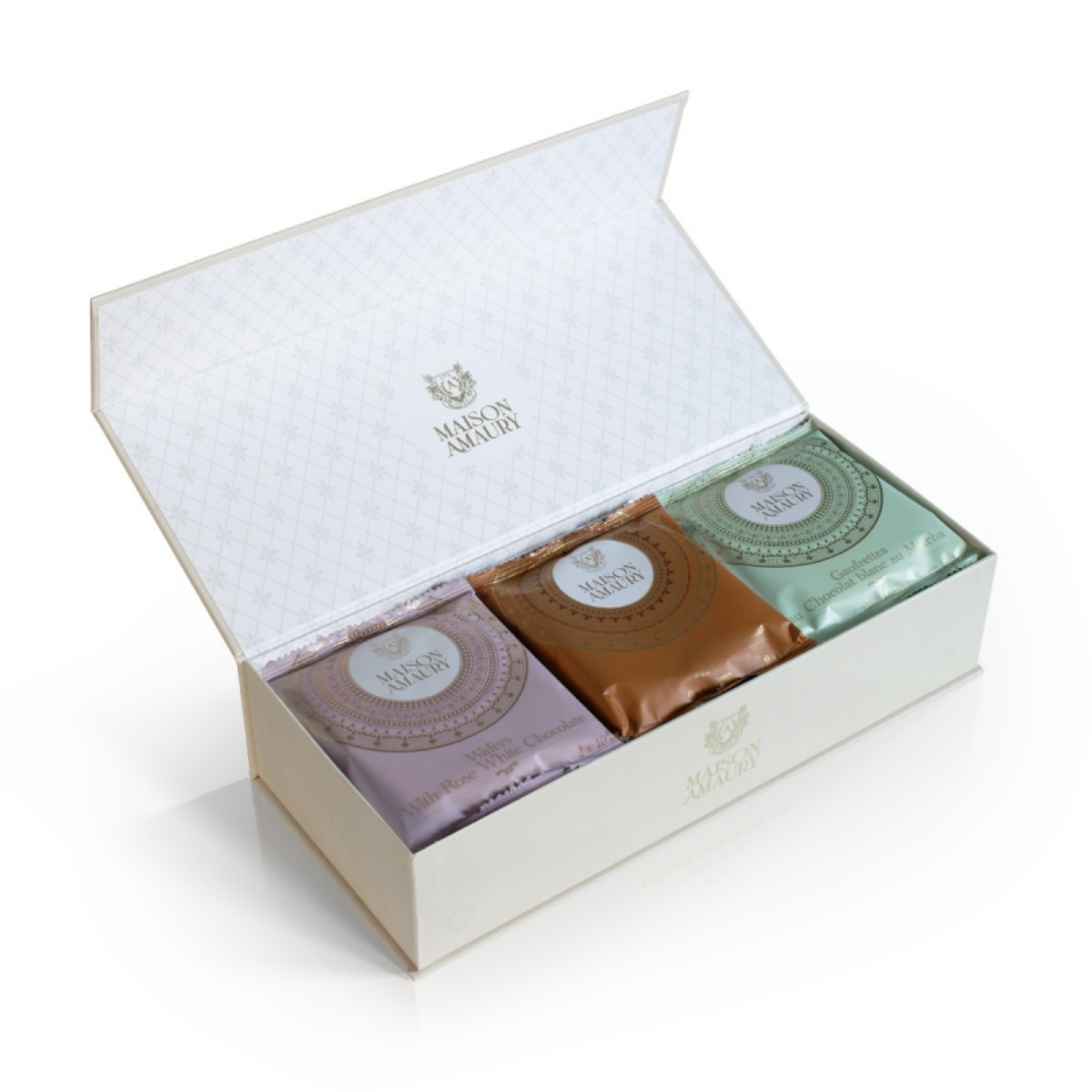 Coffret Gaufrettes Au Chocolat : 3 Parfums24 Gaufrettes