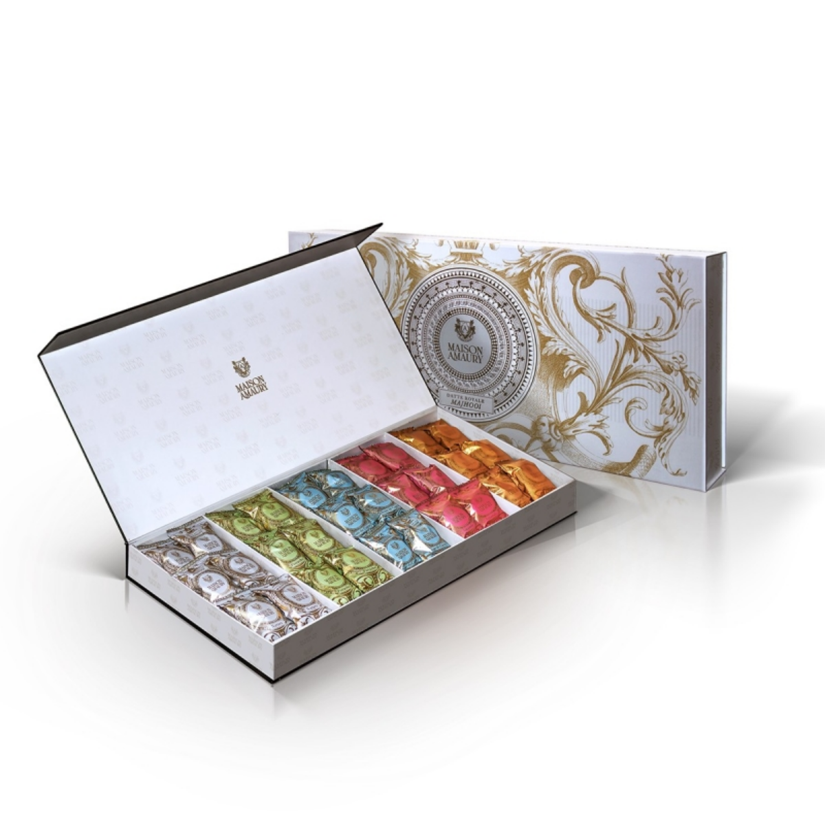 Coffret 60 Dattes Majhool Blanc thumbnail 3