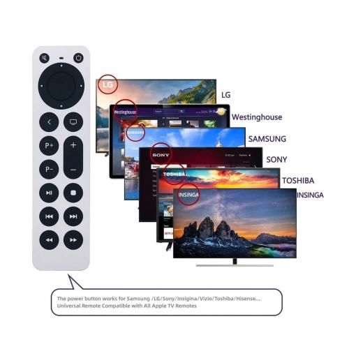 Télécommande Apple TV de remplacement, sans voix, pour Apple TV 4K/Isabel thumbnail 3