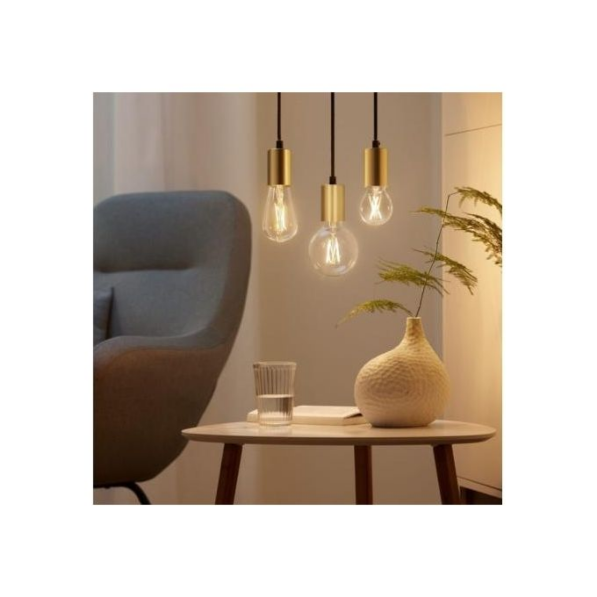 Lot de 10 Lampes à filament LED Classic 6-60W A60 E27 3000K blanc chaud. thumbnail 3