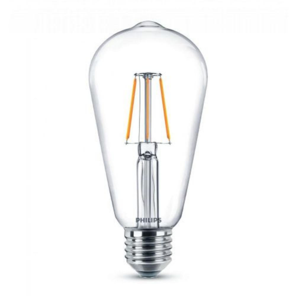 Lot de 10 Lampes LED Classic 4-40W ST64 E27 830 CL  blanc chaud