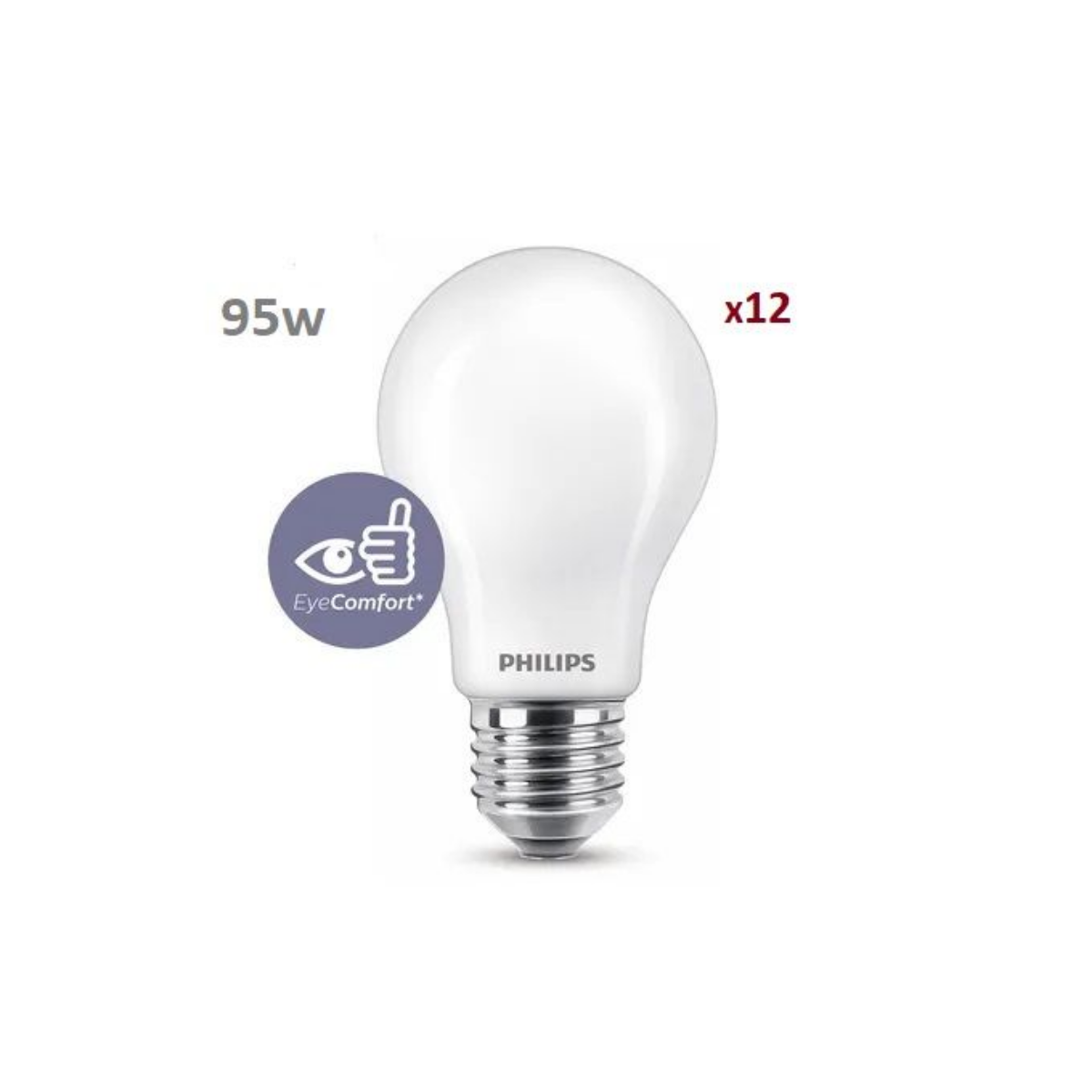 Lot de 12 ampoules LEDBulb 13w- équivalent 95W  E27 blanc froid 6500k 1250 lumen