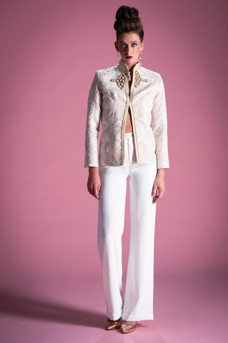 Veste en brocard de soie 