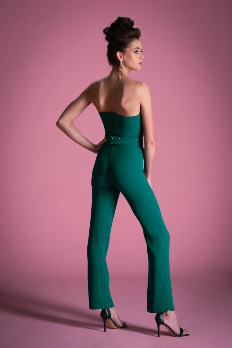 Jumpsuit  en crepe de soie 