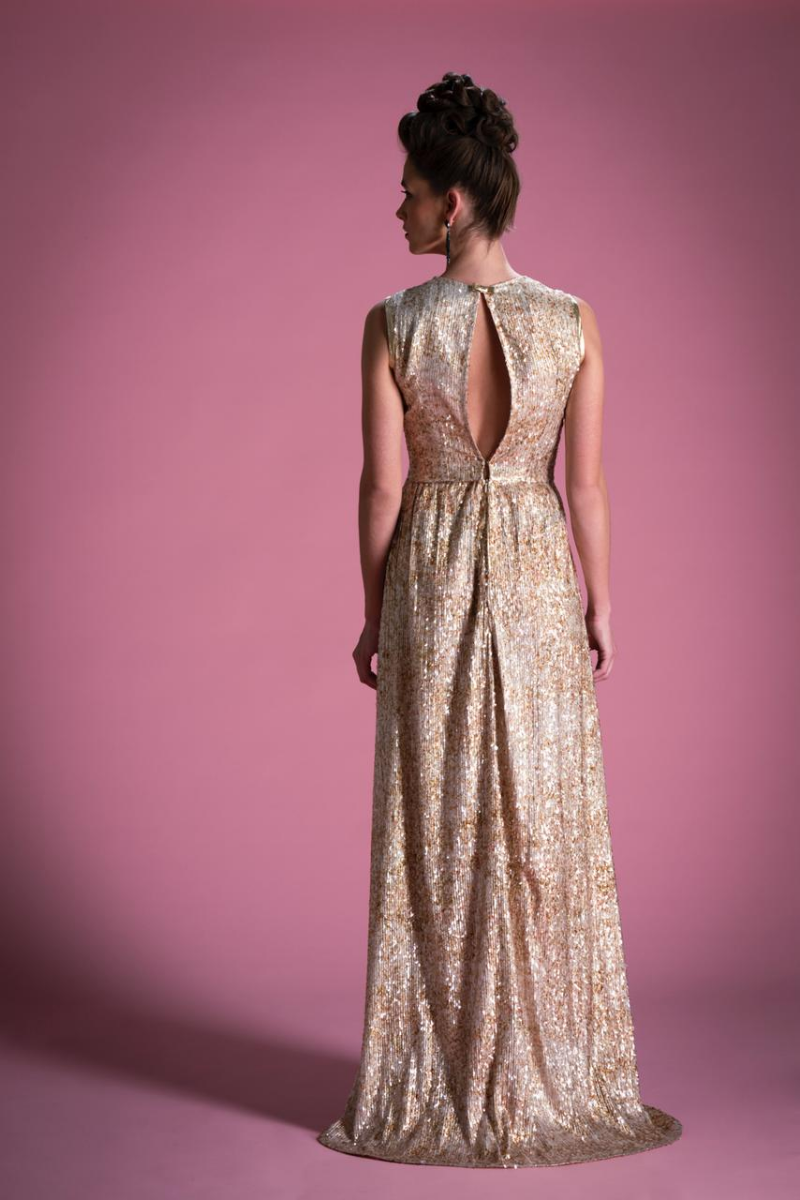 Robe de soirée Couture pailletée 