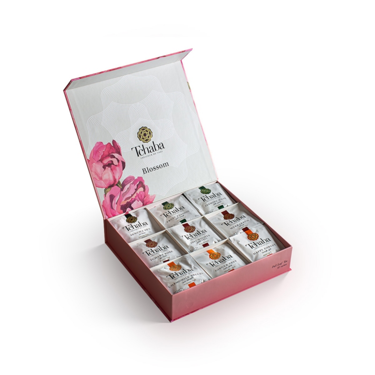 Coffret Flower –  63 Sachets de Thé