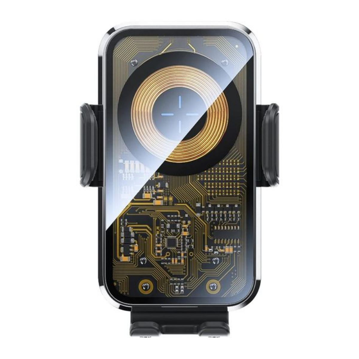 Support de téléphone à serrage automatique à charge rapide, 15W, grille daération thumbnail 2