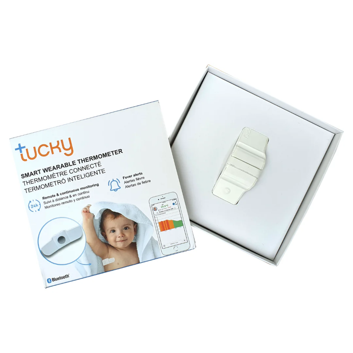 Thermomètre axillaire connecté