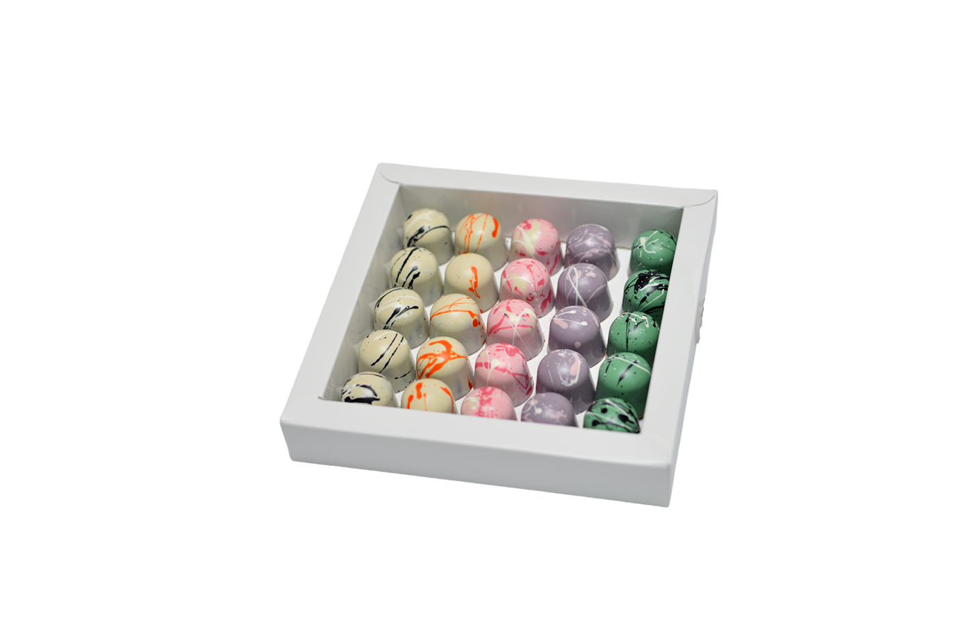 Boite Chocolat Belge 25 pièces 5 gouts