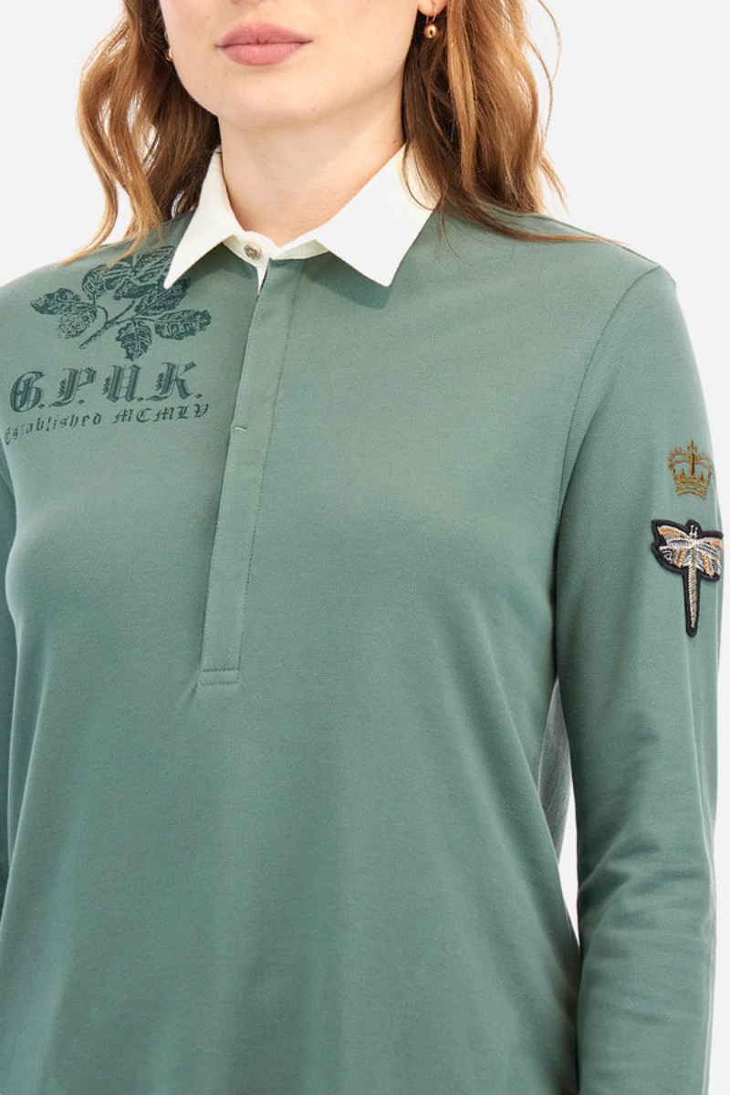 REGULAR FIT POLO SHIRT IN STRETCH COTTON - ZADA thumbnail 3