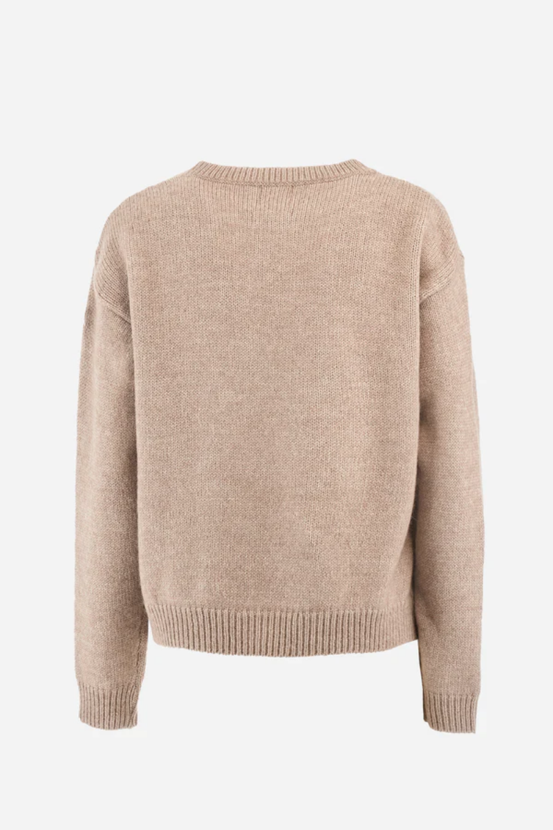 REGULAR FIT WOOL BLEND PULLOVER - ZAHARA