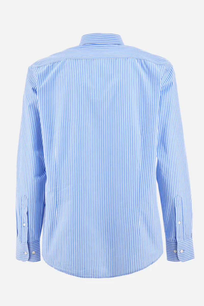 REGULAR FIT STRIPED SHIRT IN COTTON - RODOLFO