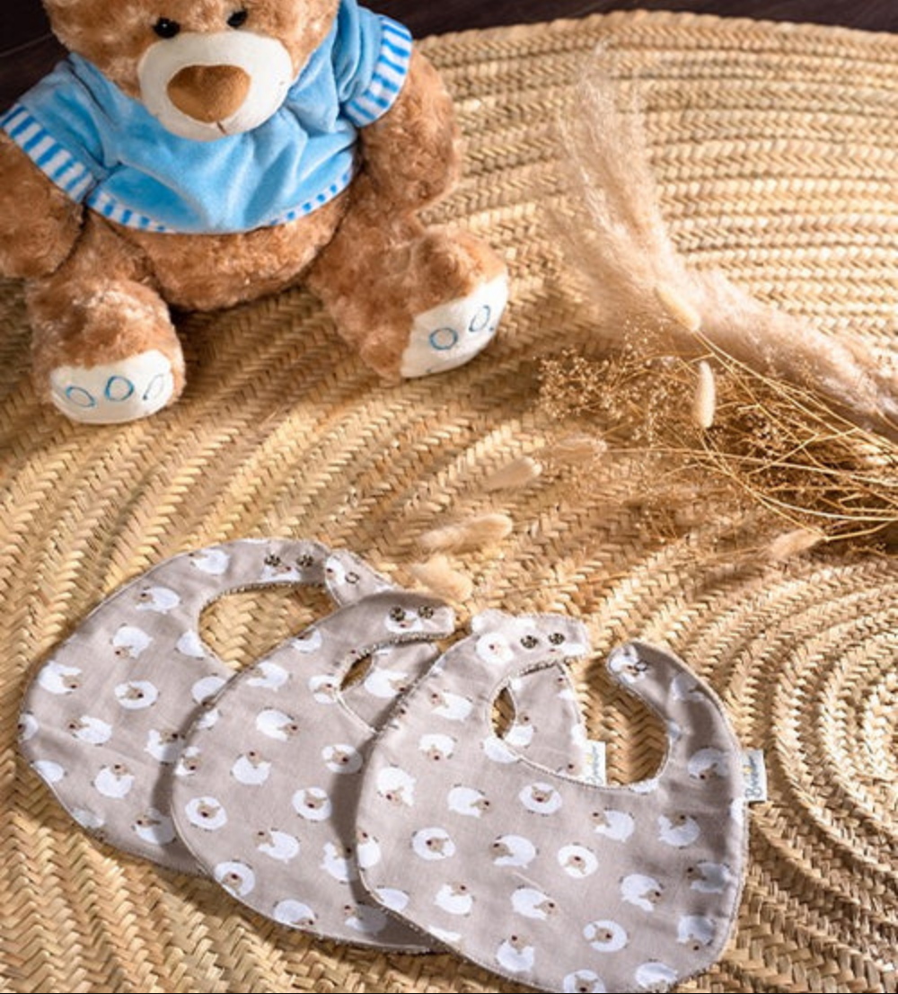 Pack de 3 Bavoirs Classiques