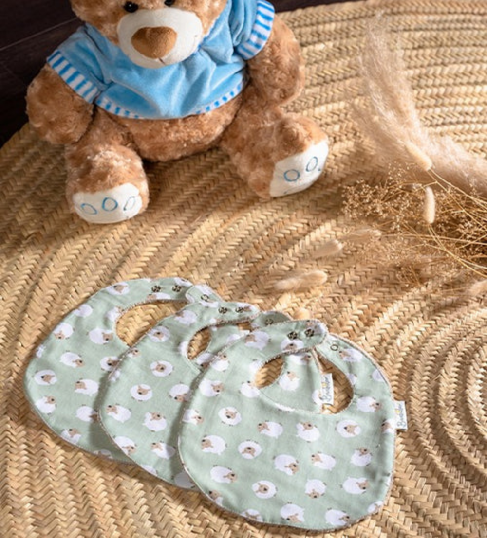 Pack de 3 Bavoirs Classiques