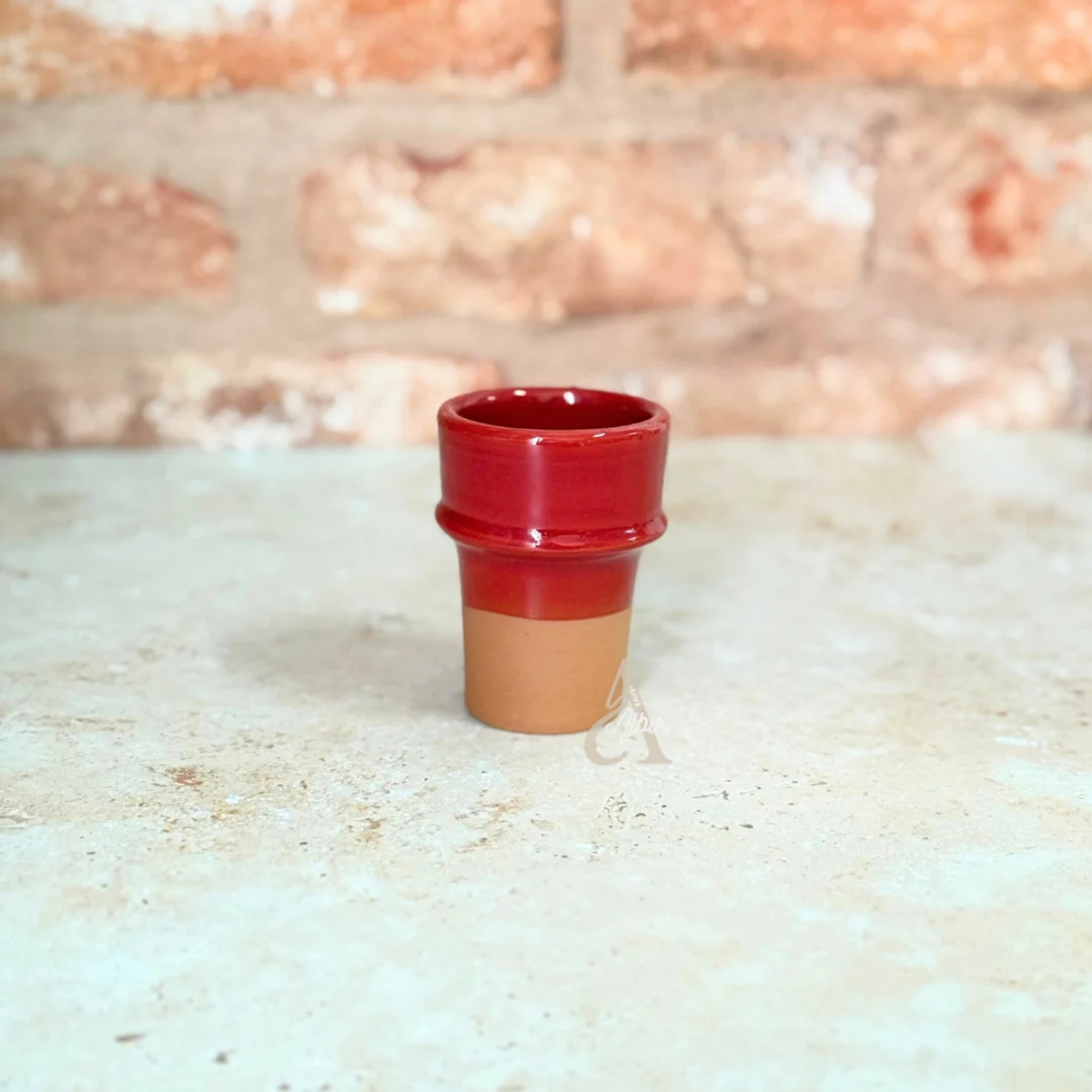 Tasse à café bicolore 