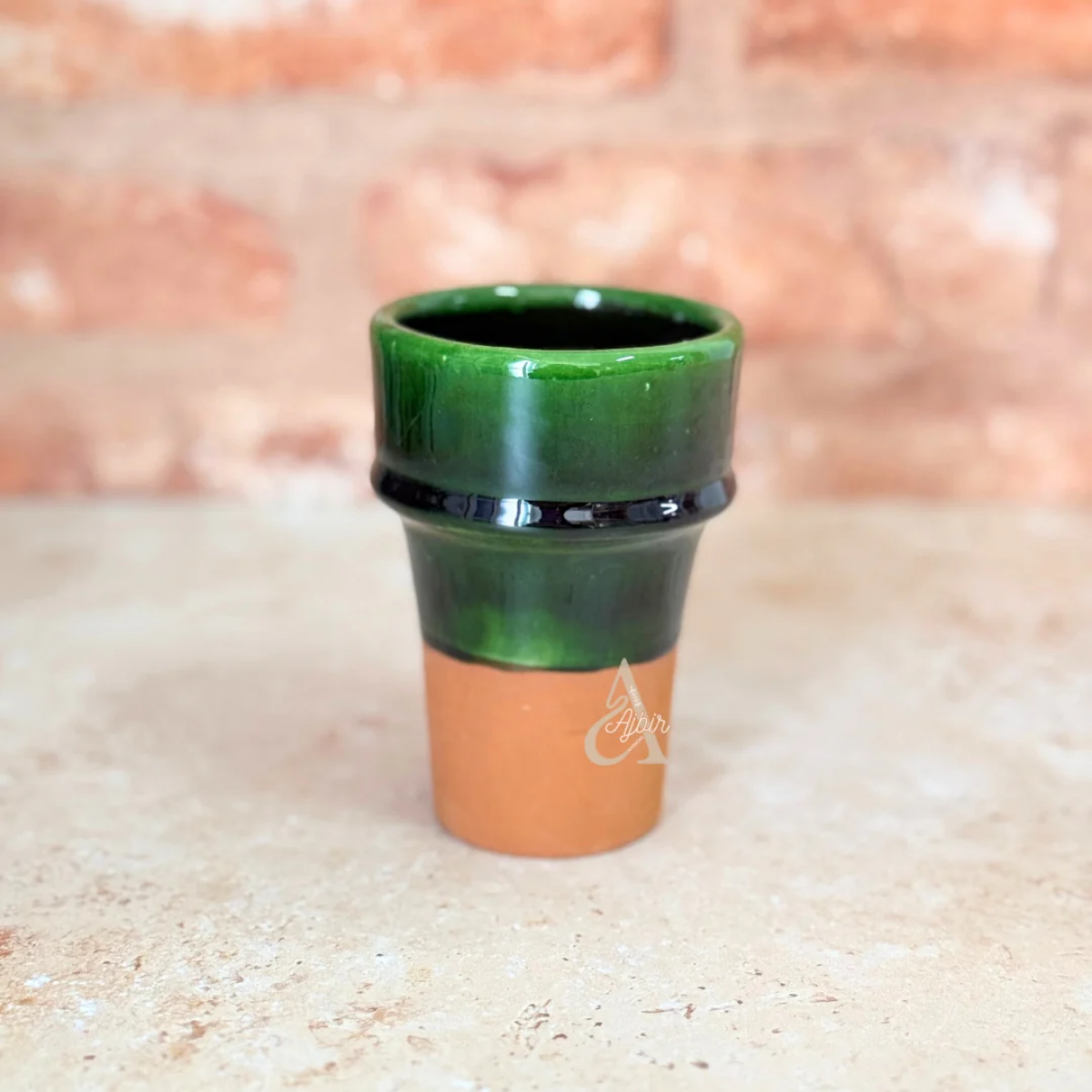 Verre beldi bicolore 