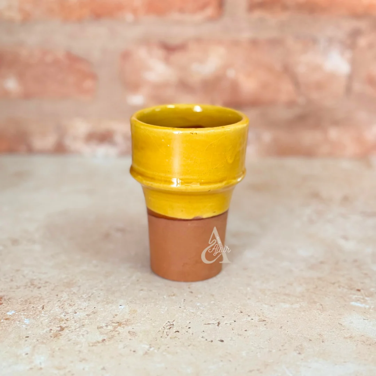 Verre beldi bicolore 