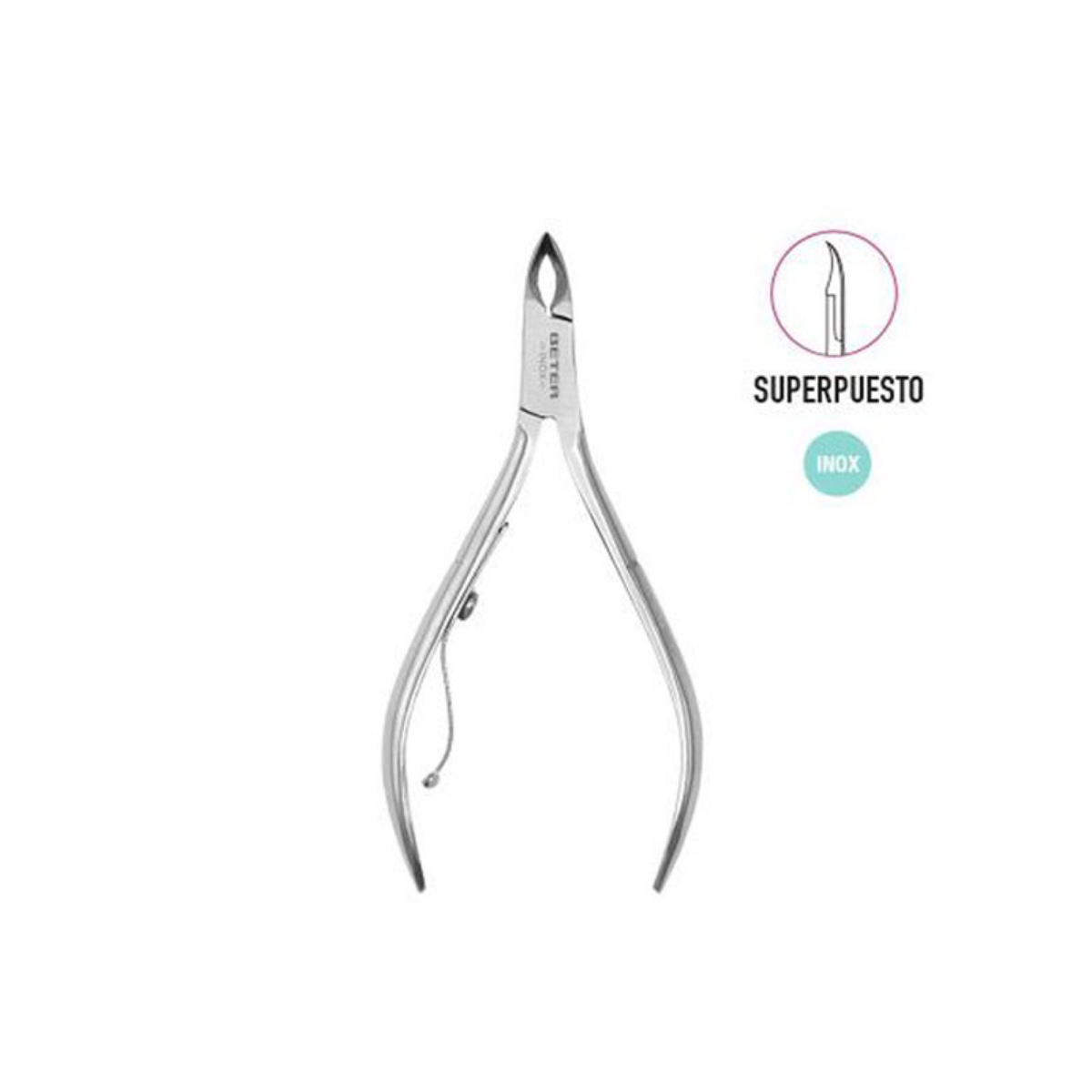 Pince à Cuticules pour Ongles Chromee Superposee