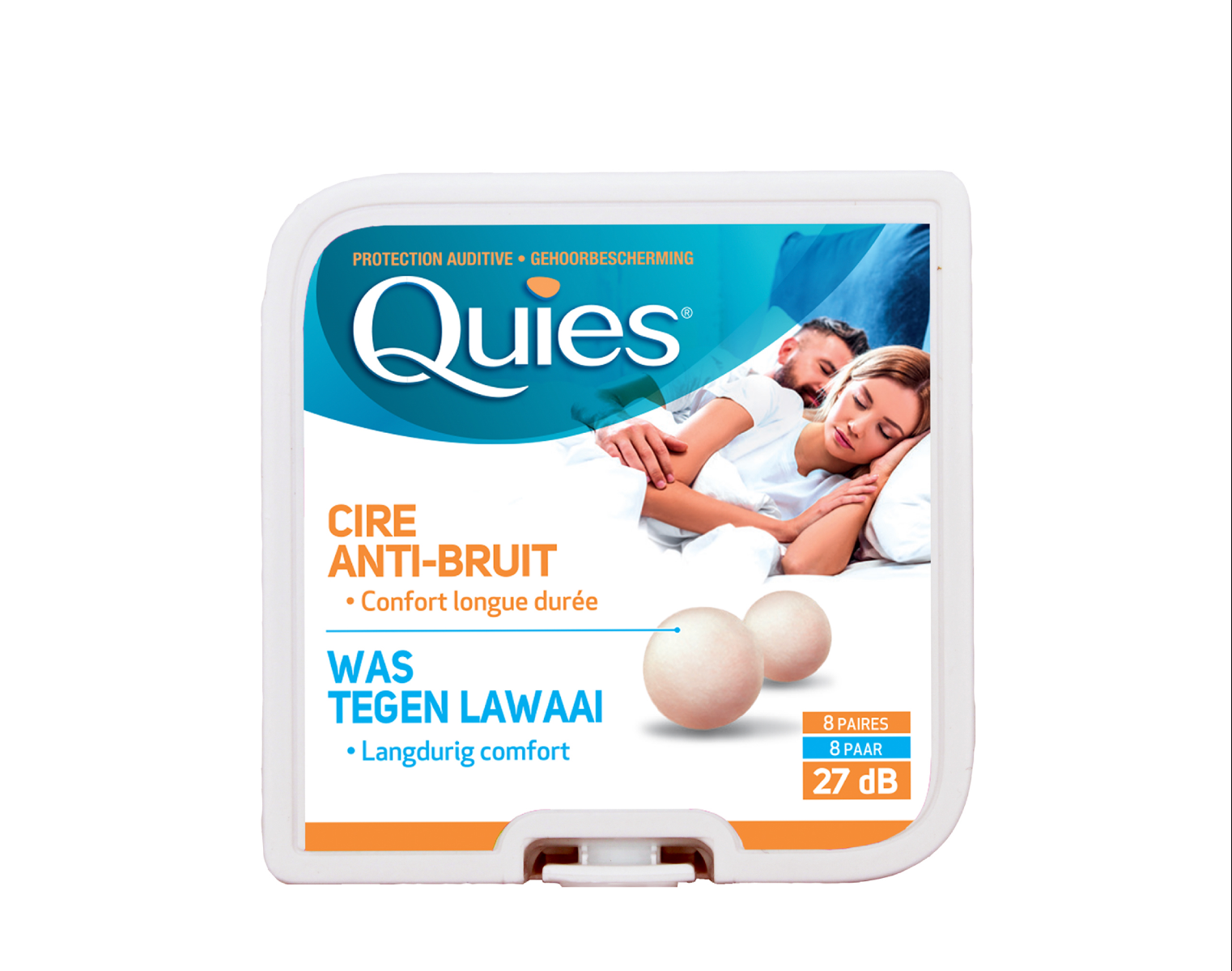 Quies Cire Naturelle /8 Boite de 16