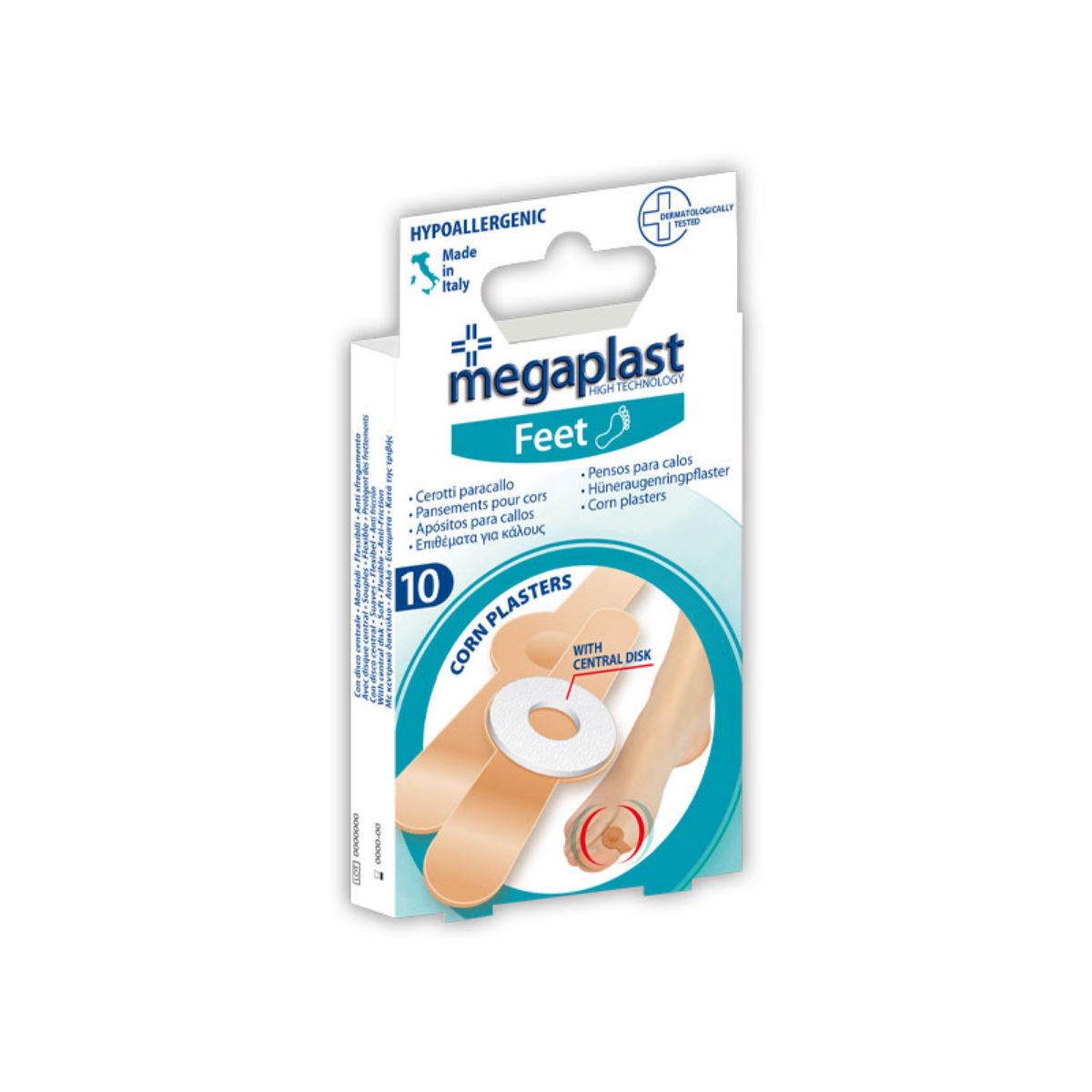 Megaplast Feet Pansement pour Durillons Boite de 6