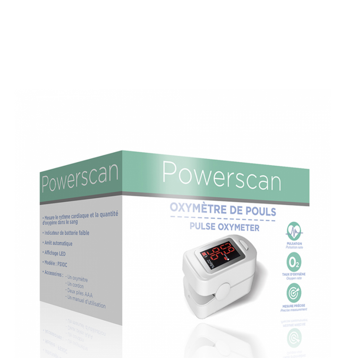 Oxymetre de Pouls Fs10c