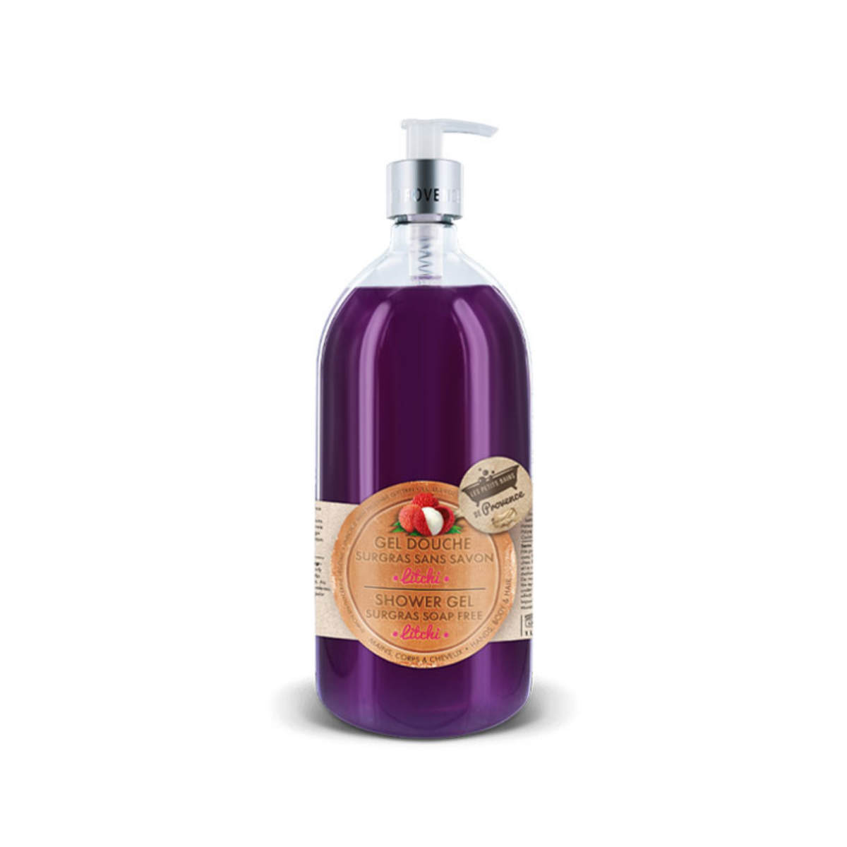 Gel Douche Litchi Surgras Sans Savon