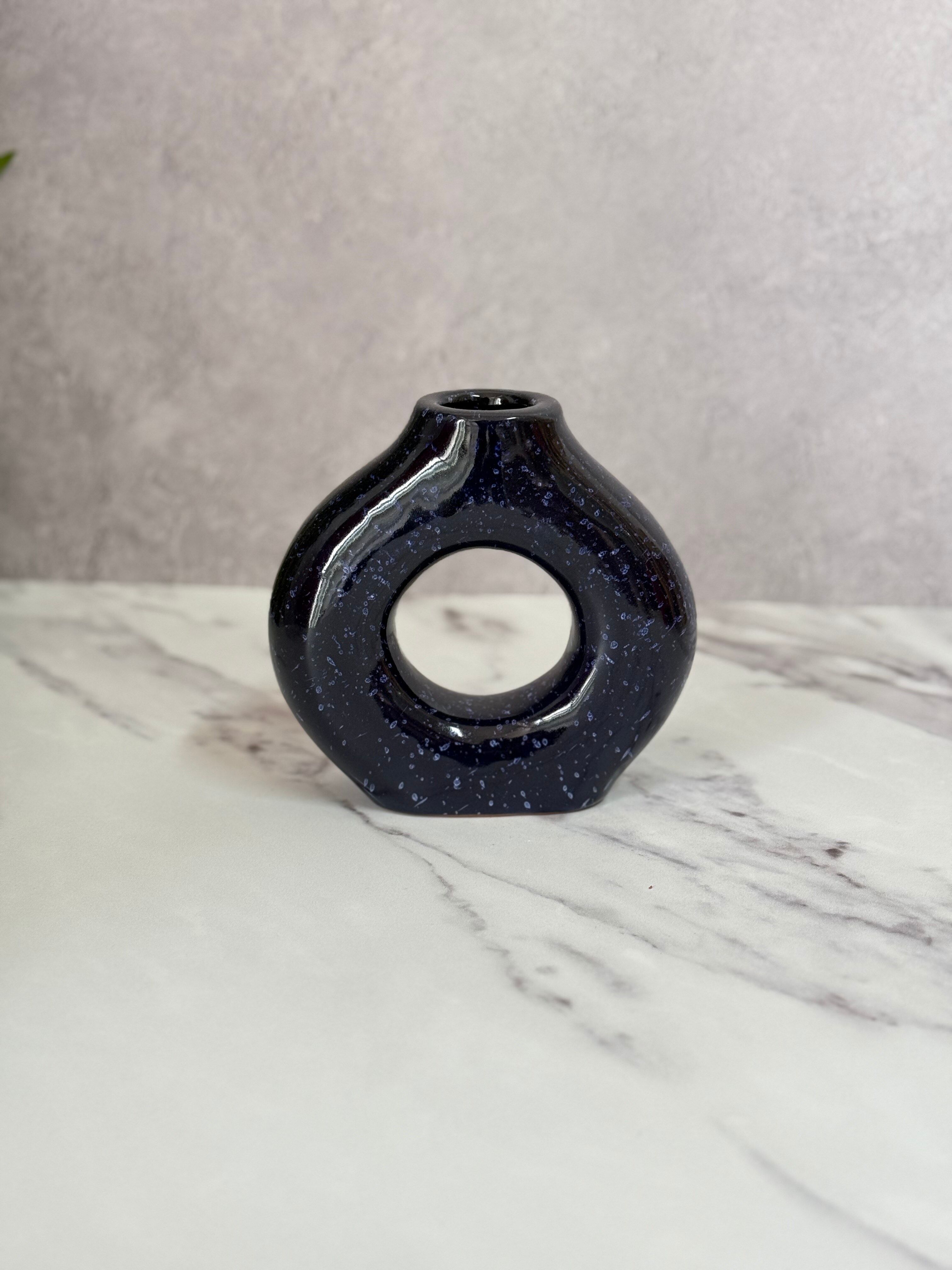 Vase artisanal Tafoukt vernis 