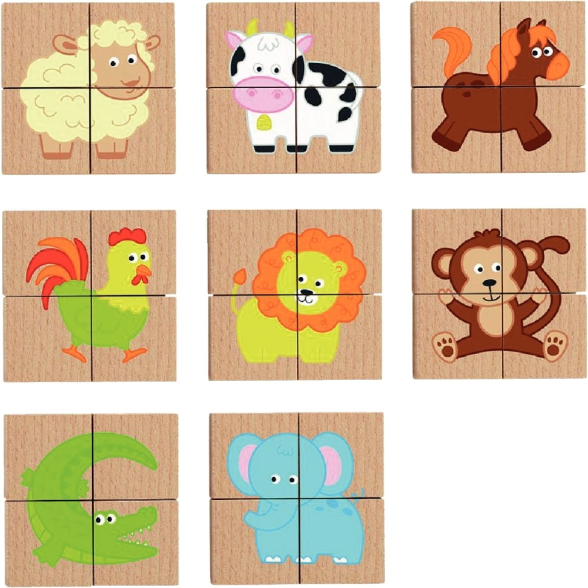 Puzzle Magnétique - Animaux 
