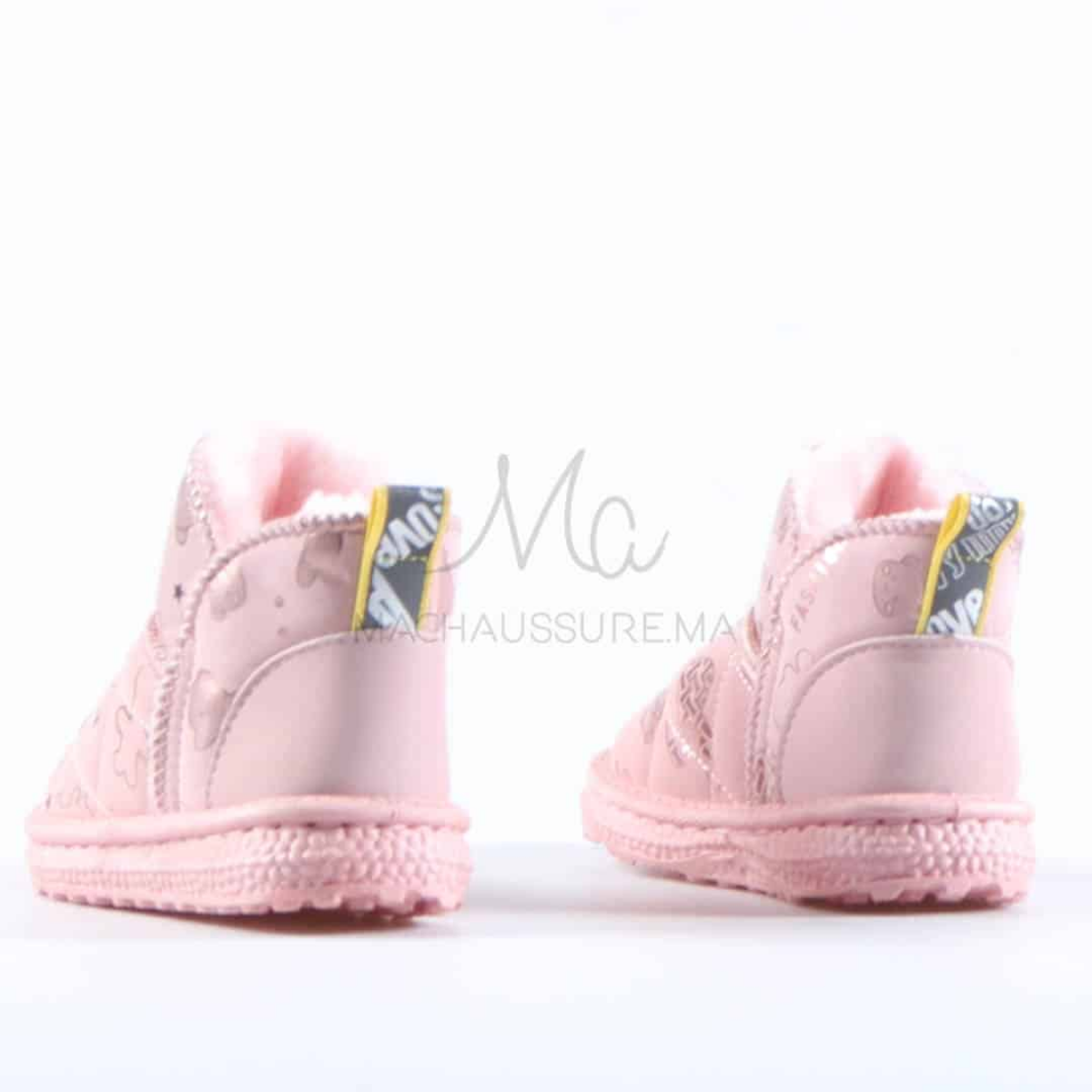 Leopoldo - Bottes Fourrées Imperméables Pour Fille En Rose thumbnail 4