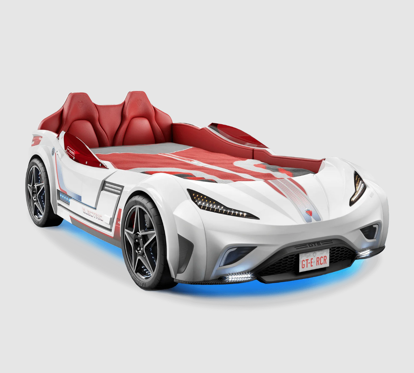 Lit Voiture Gte Blanche (100x190 cm)