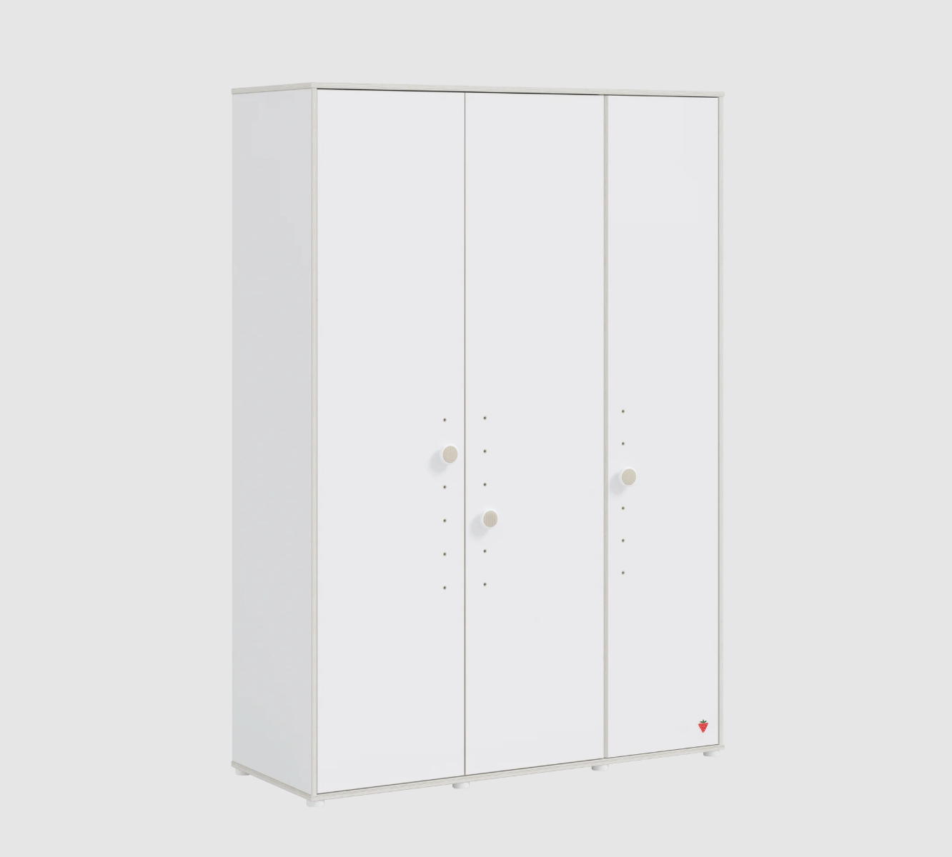 Armoire 3 Portes Montessori White