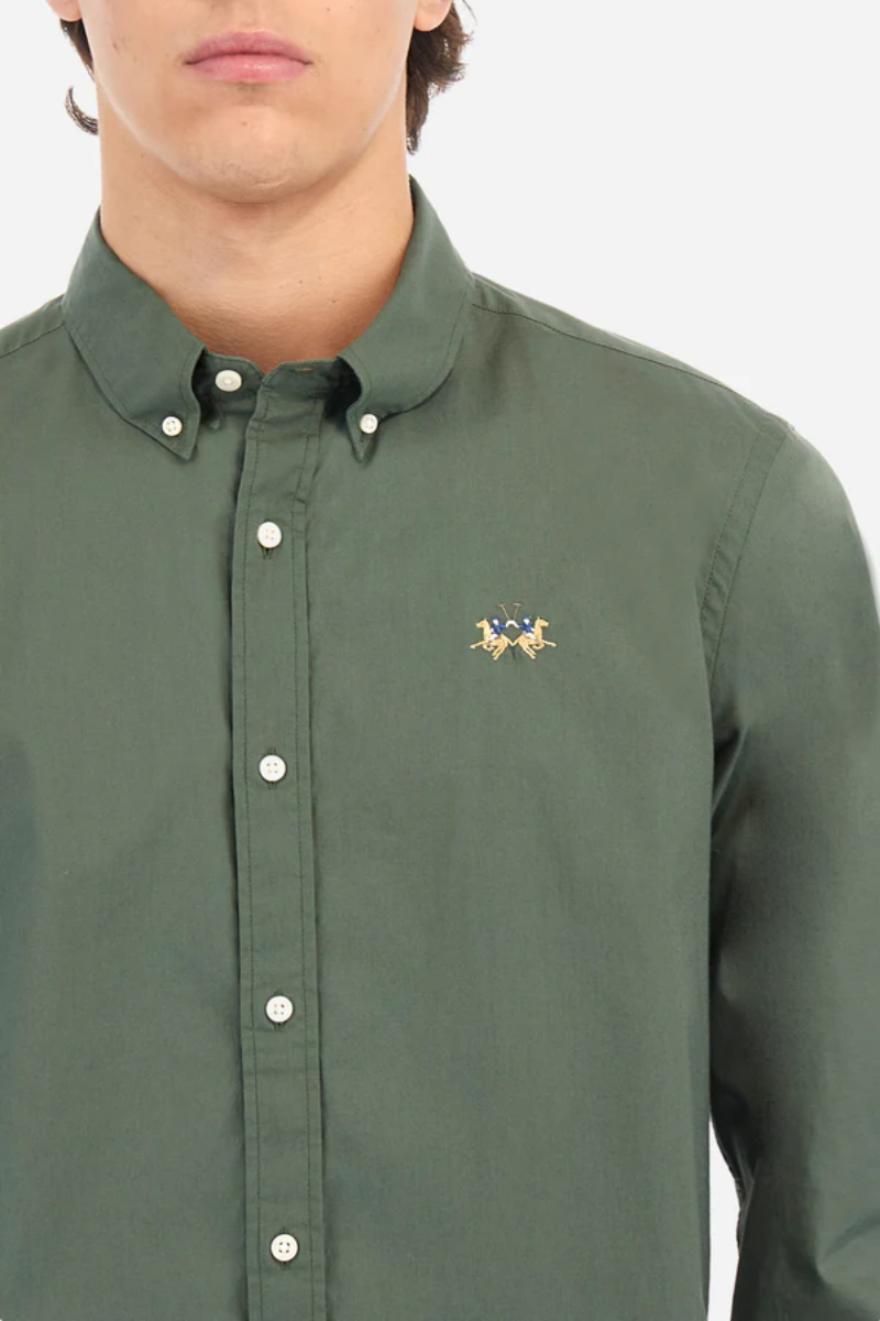 Chemise Slim Fit en Popeline de Coton - Leon thumbnail 3