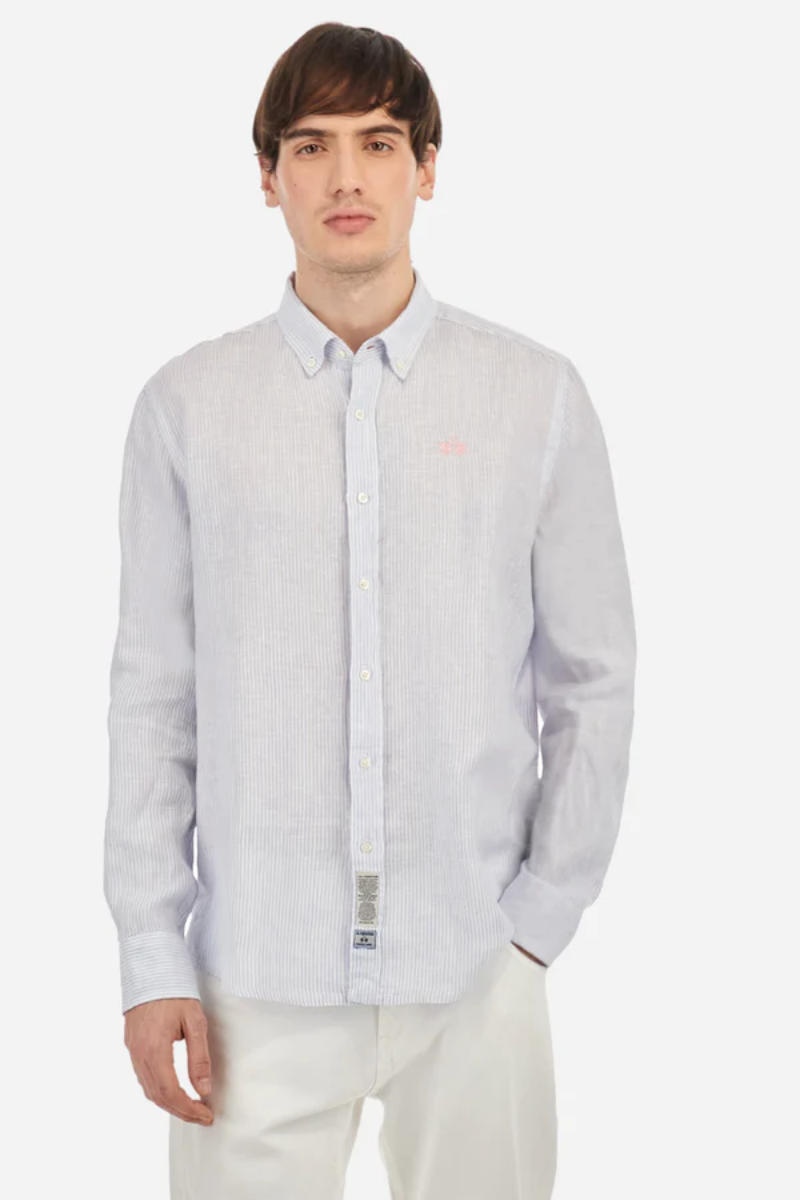 REGULAR FIT RODOLFO LINEN SHIRT thumbnail 3