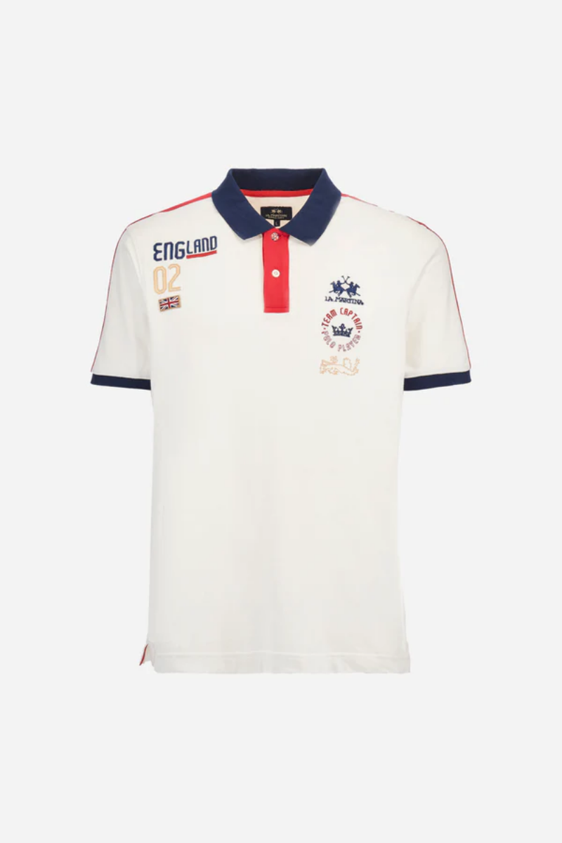 Polo en Piqué de Coton Extensible Coupe Classique - Agapito