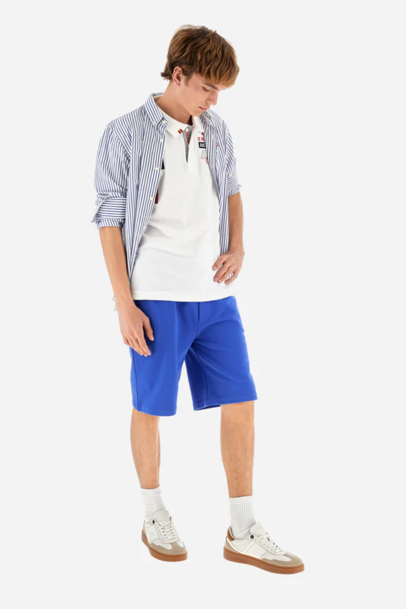 Polo en Piqué de Coton Extensible Coupe Classique - Aguirre thumbnail 3