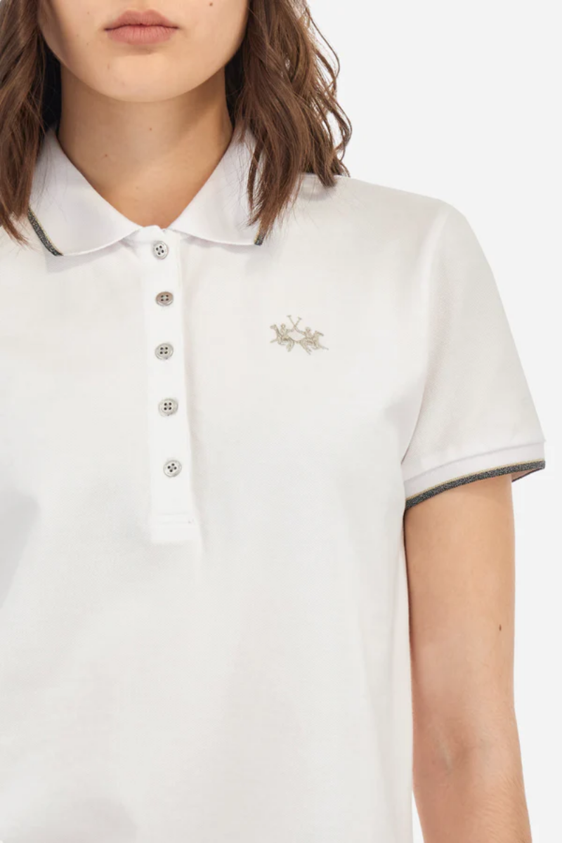 Polo en Piqué de Coton Extensible Coupe Classique - Yerina thumbnail 3