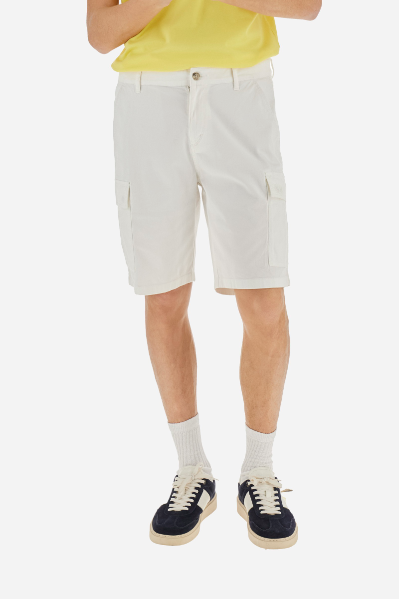 Regular Fit Asher Cotton Twill Bermuda thumbnail 2